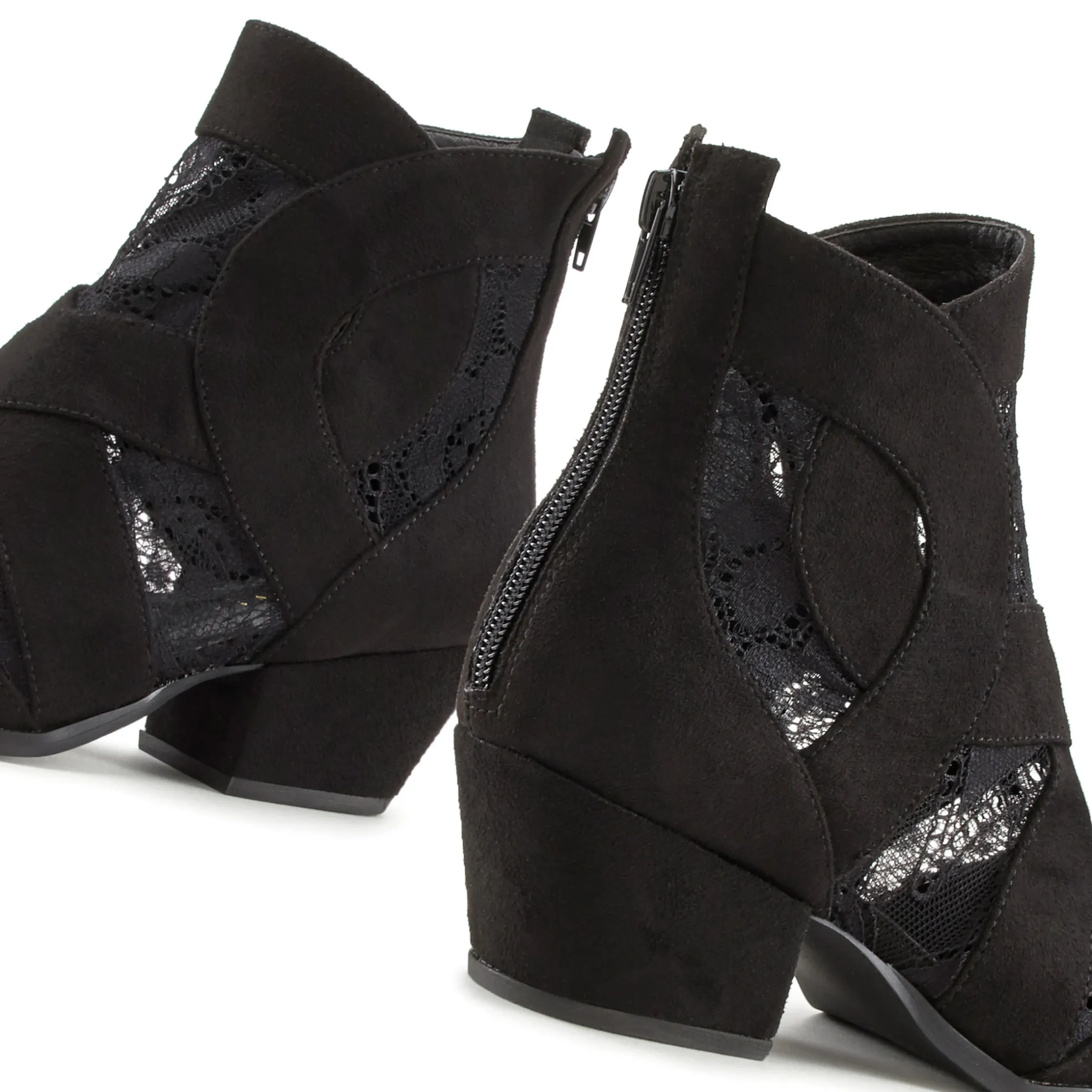 Stiefeletten|Stiefel|LASCANA Stiefelette schwarz