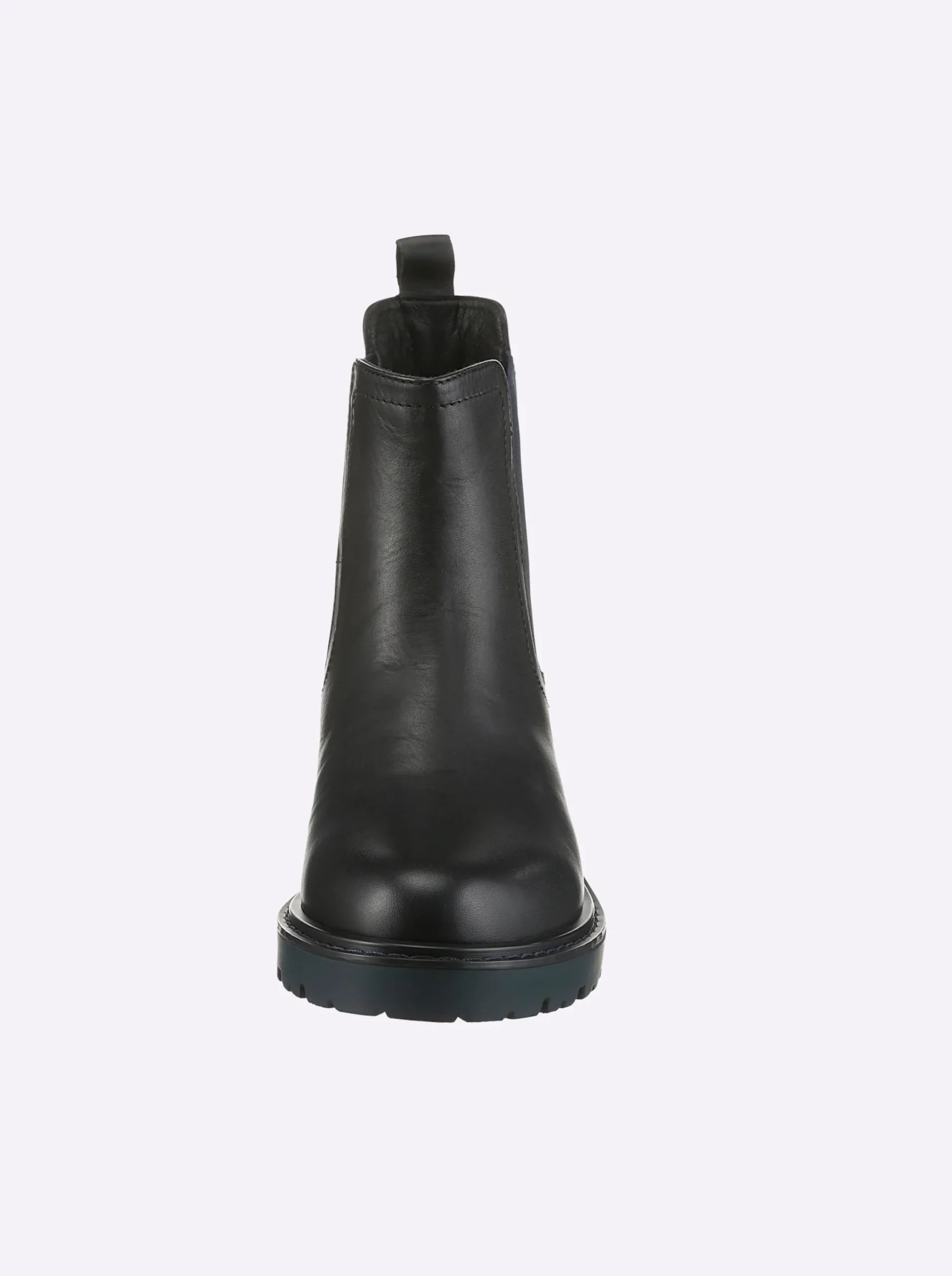 Stiefeletten|Stiefel|heine Stiefelette schwarz-blau
