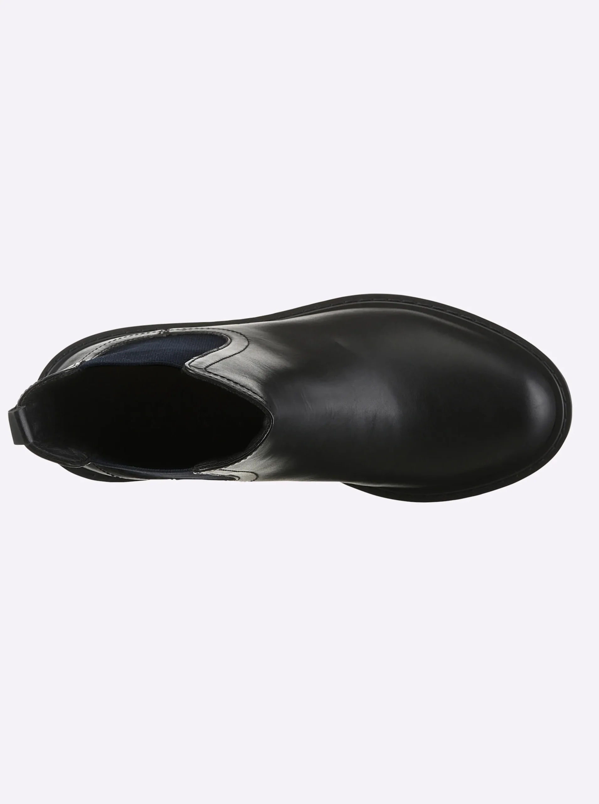 Stiefeletten|Stiefel|heine Stiefelette schwarz-blau
