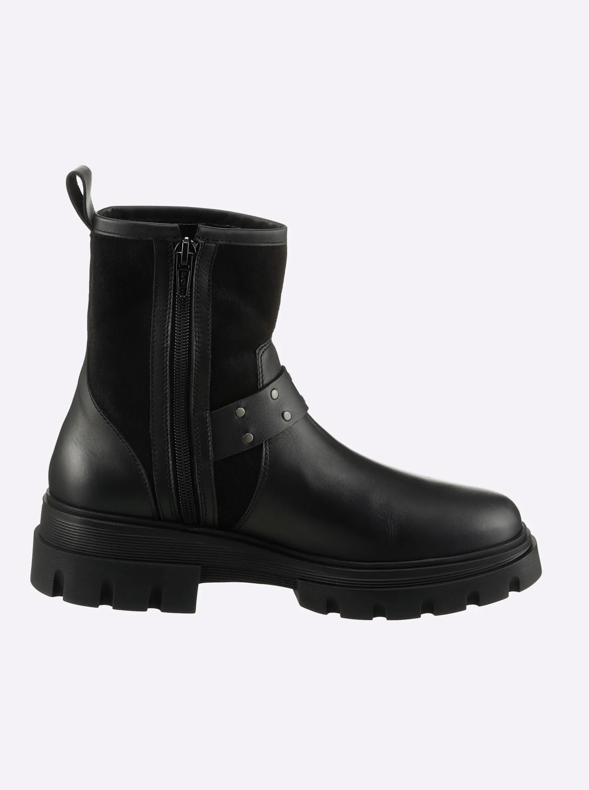 Stiefeletten|Stiefel|heine Stiefelette schwarz