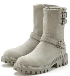 Stiefeletten|Stiefel|Elbsand Stiefelette hellgrau