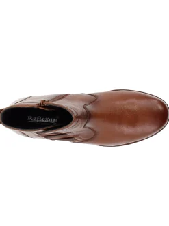 Stiefeletten|Stiefel|Reflexan Stiefelette cognac