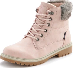Stiefeletten|Stiefel|LASCANA Stiefelette rosé