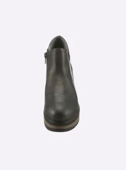 Stiefeletten|Stiefel|heine Stiefelette braun-metallic