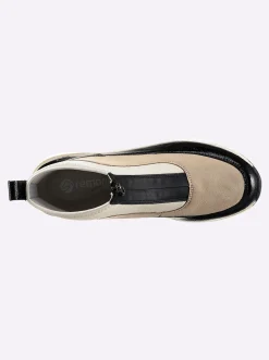 Stiefeletten|Stiefel|Remonte Stiefelette schwarz-weiß
