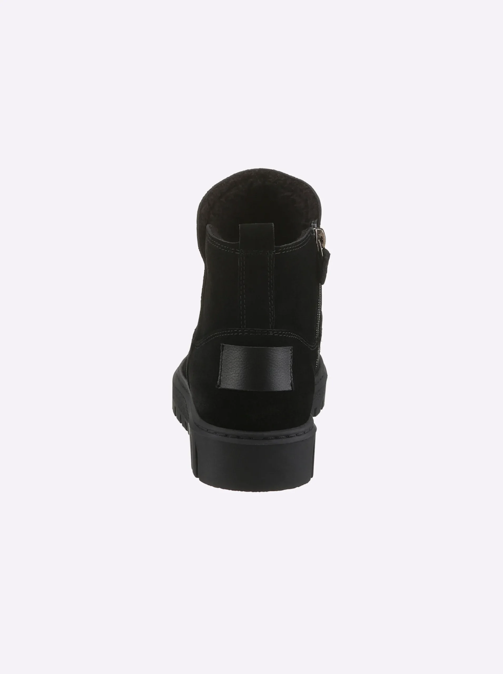 Stiefeletten|Stiefel|airsoft modern+ Stiefelette mit seitlichem Reißverschluss schwarz