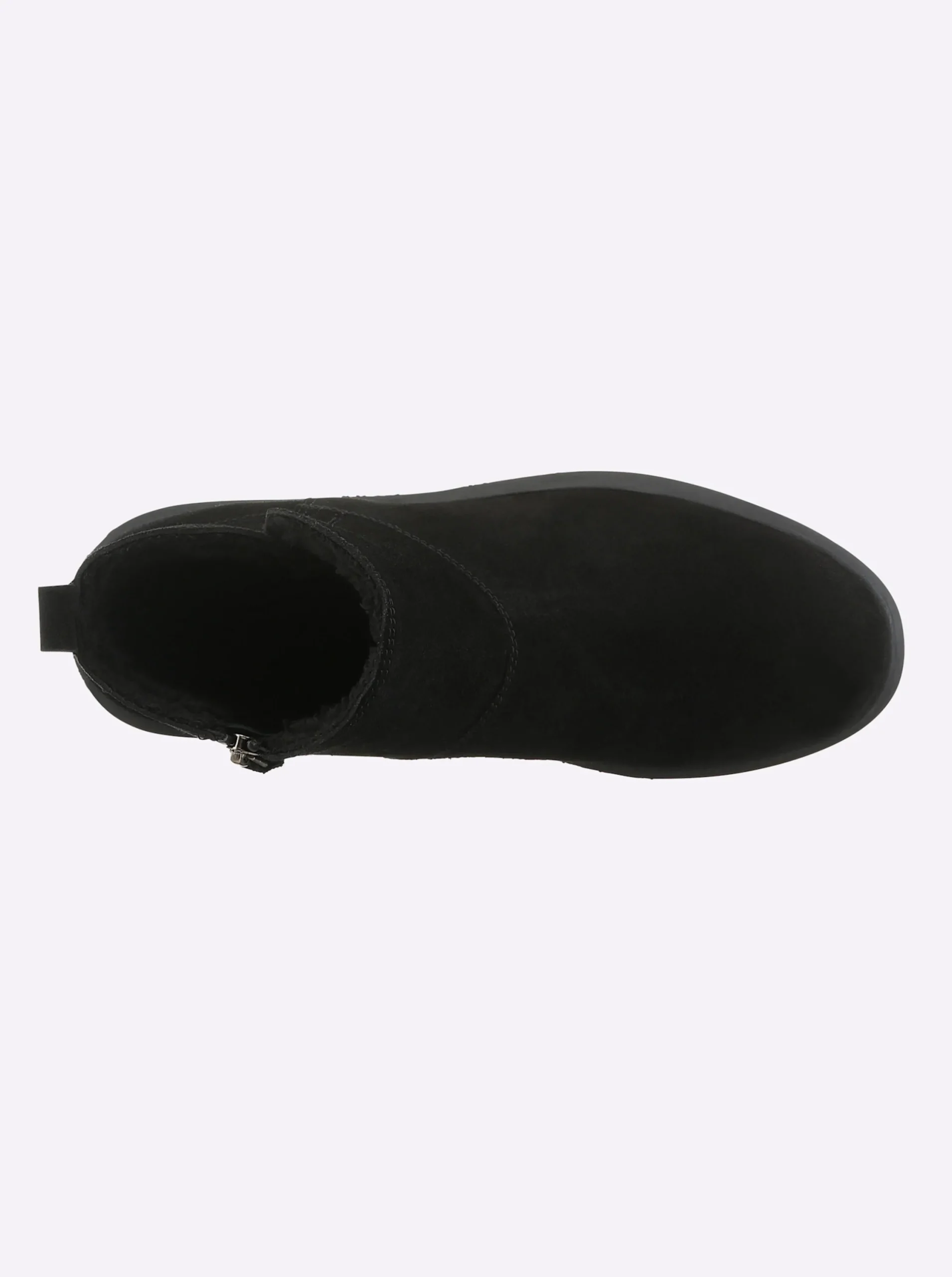 Stiefeletten|Stiefel|airsoft modern+ Stiefelette mit seitlichem Reißverschluss schwarz
