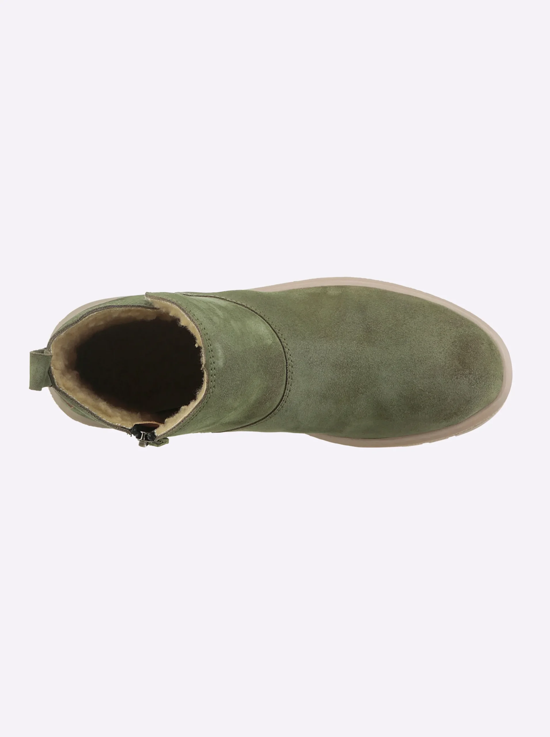Stiefeletten|Stiefel|airsoft modern+ Stiefelette mit seitlichem Reißverschluss oliv