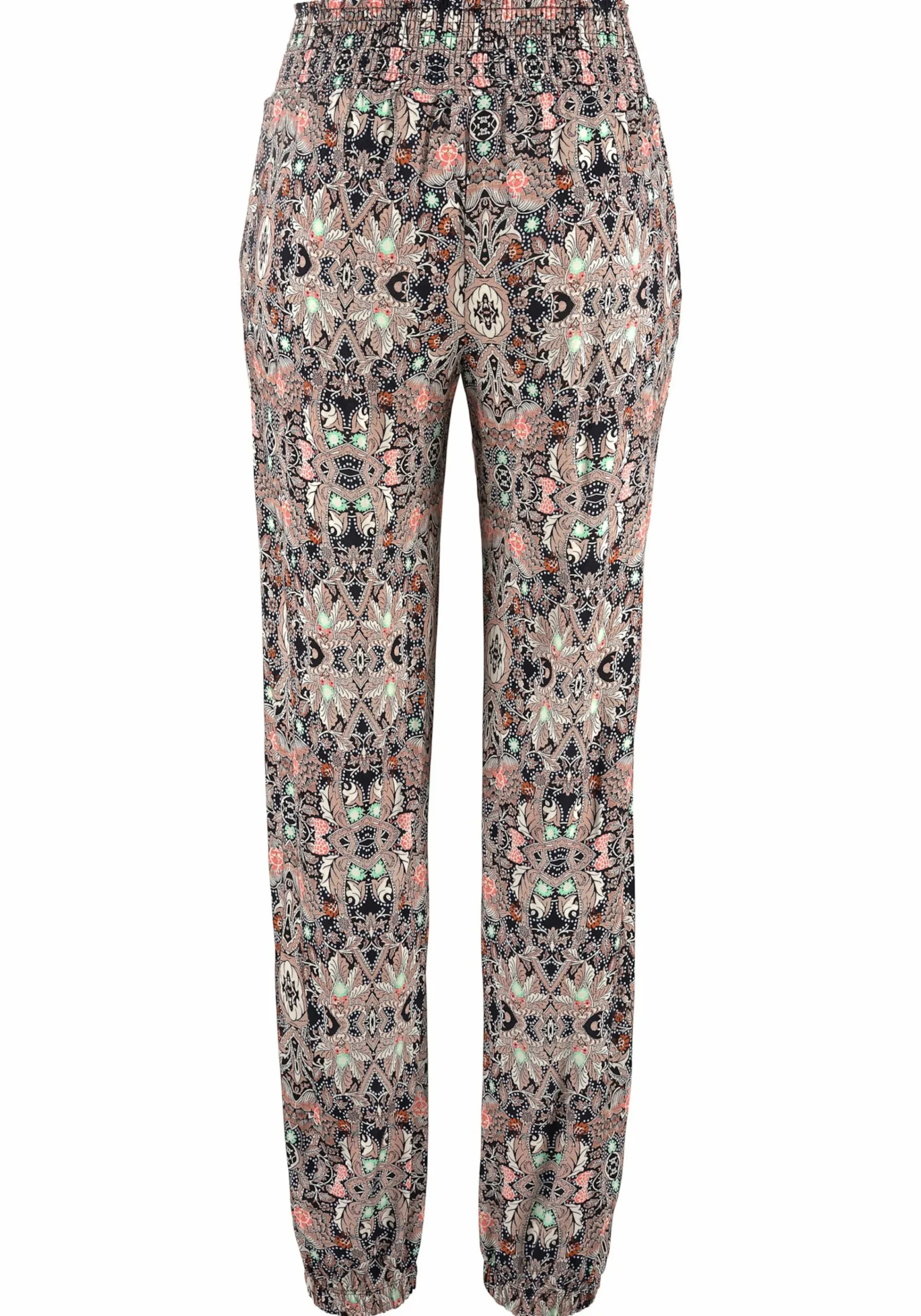 Strandmode|Hosen|s.Oliver Strandhose marine-bedruckt