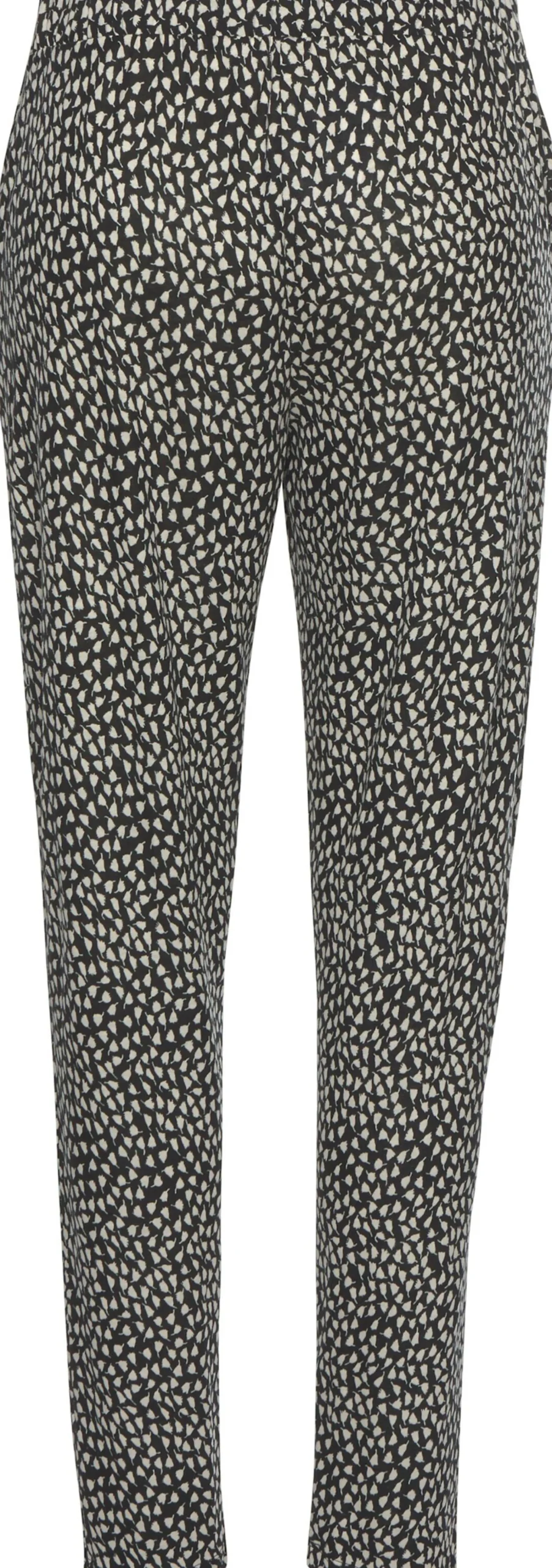 Hosen|s.Oliver Strandhose schwarz-creme-bedruckt