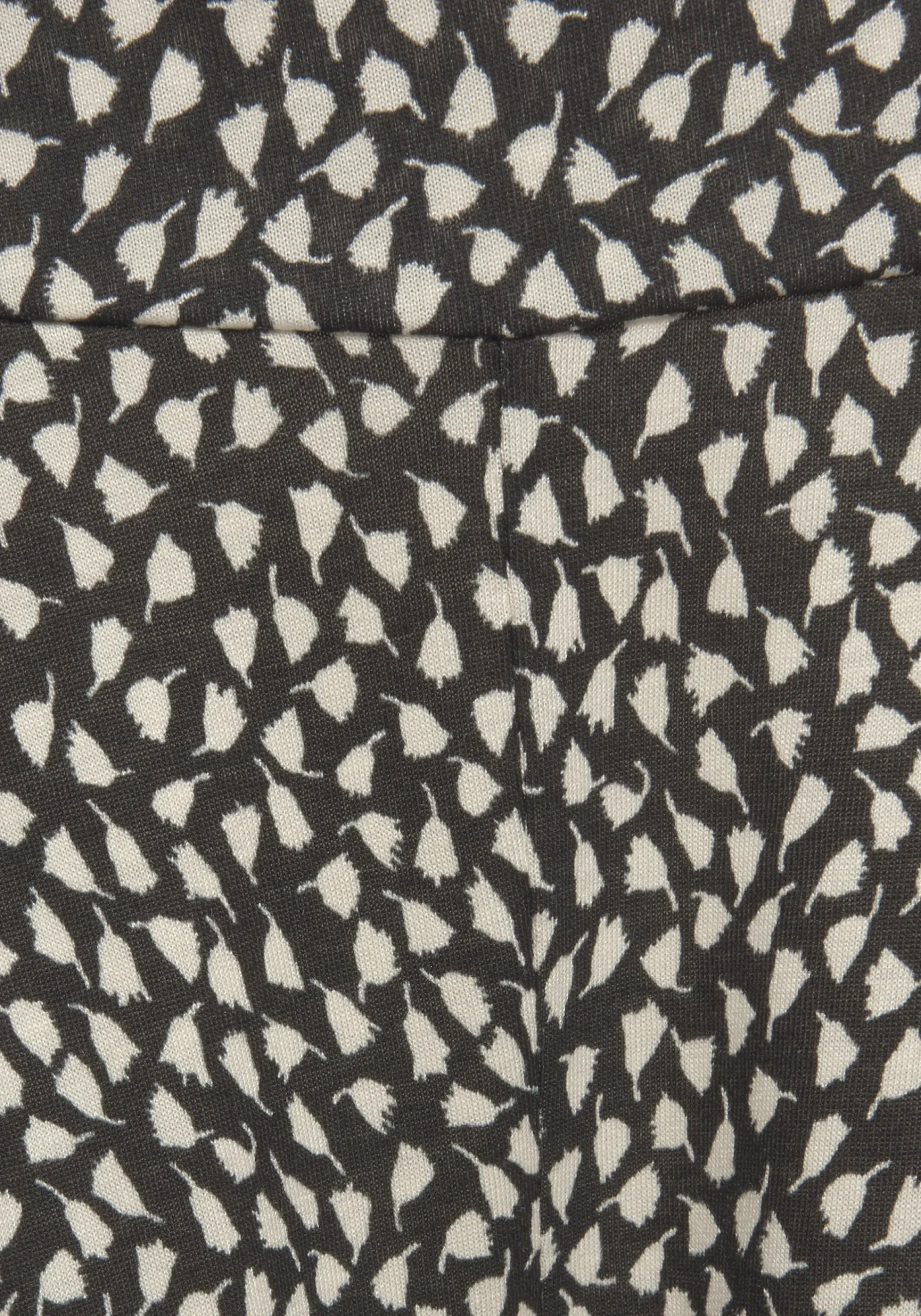 Hosen|s.Oliver Strandhose schwarz-creme-bedruckt