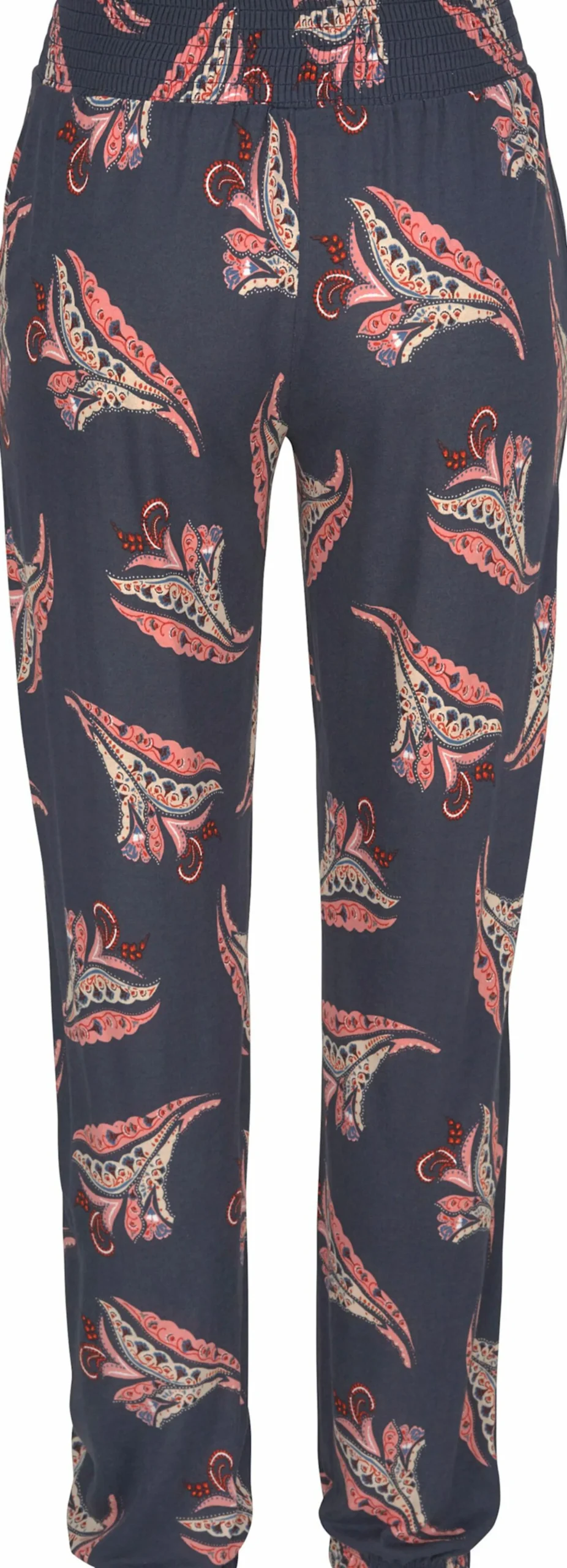 Strandmode|LASCANA Strandhose marine-rosé-bedruckt