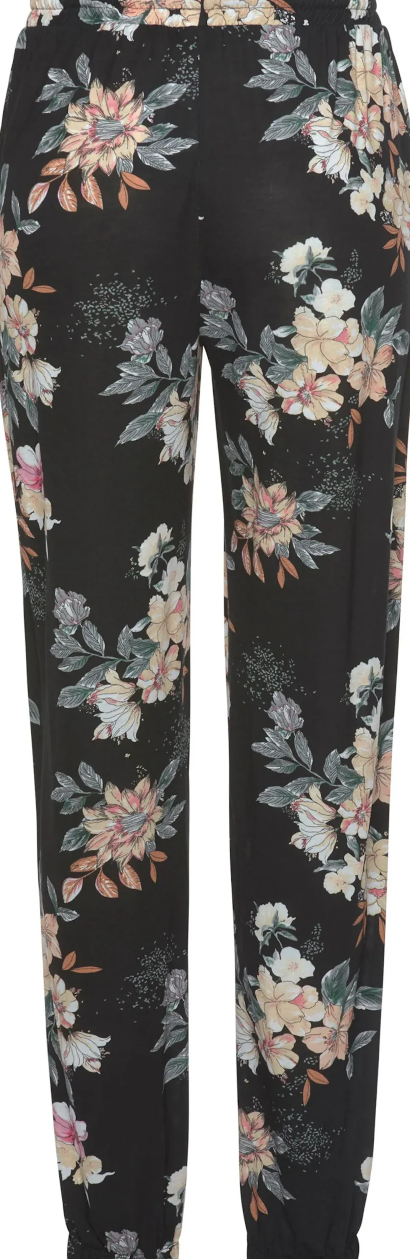 Hosen|LASCANA Strandhose schwarz-bedruckt