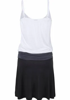 Strandkleider|Beachtime Strandkleid schwarz-grau