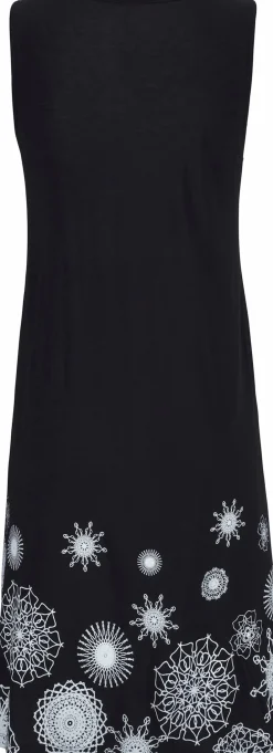 Strandkleider|Kleider|Beachtime Strandkleid schwarz-weiß