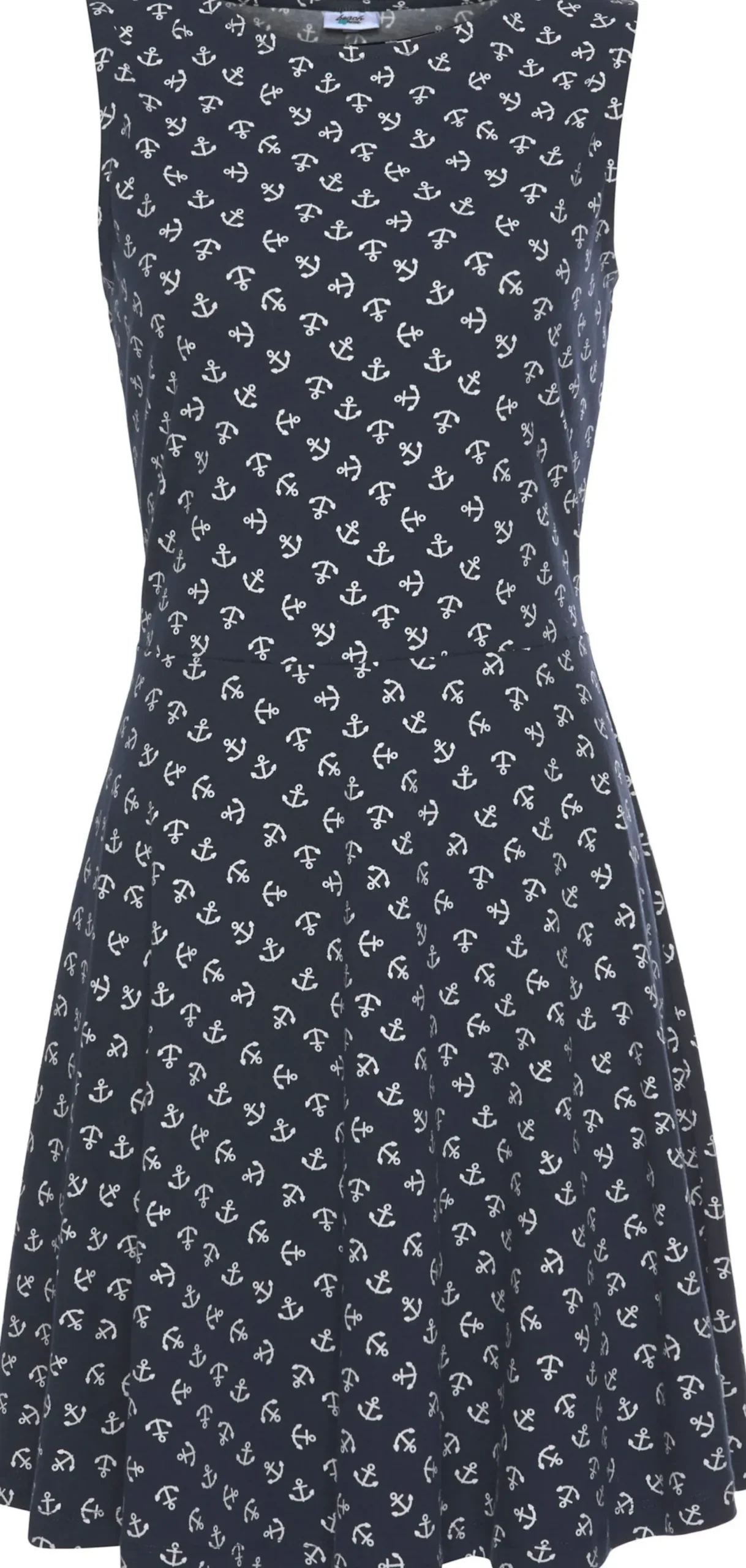 Strandkleider|Beachtime Strandkleid marine-weiß