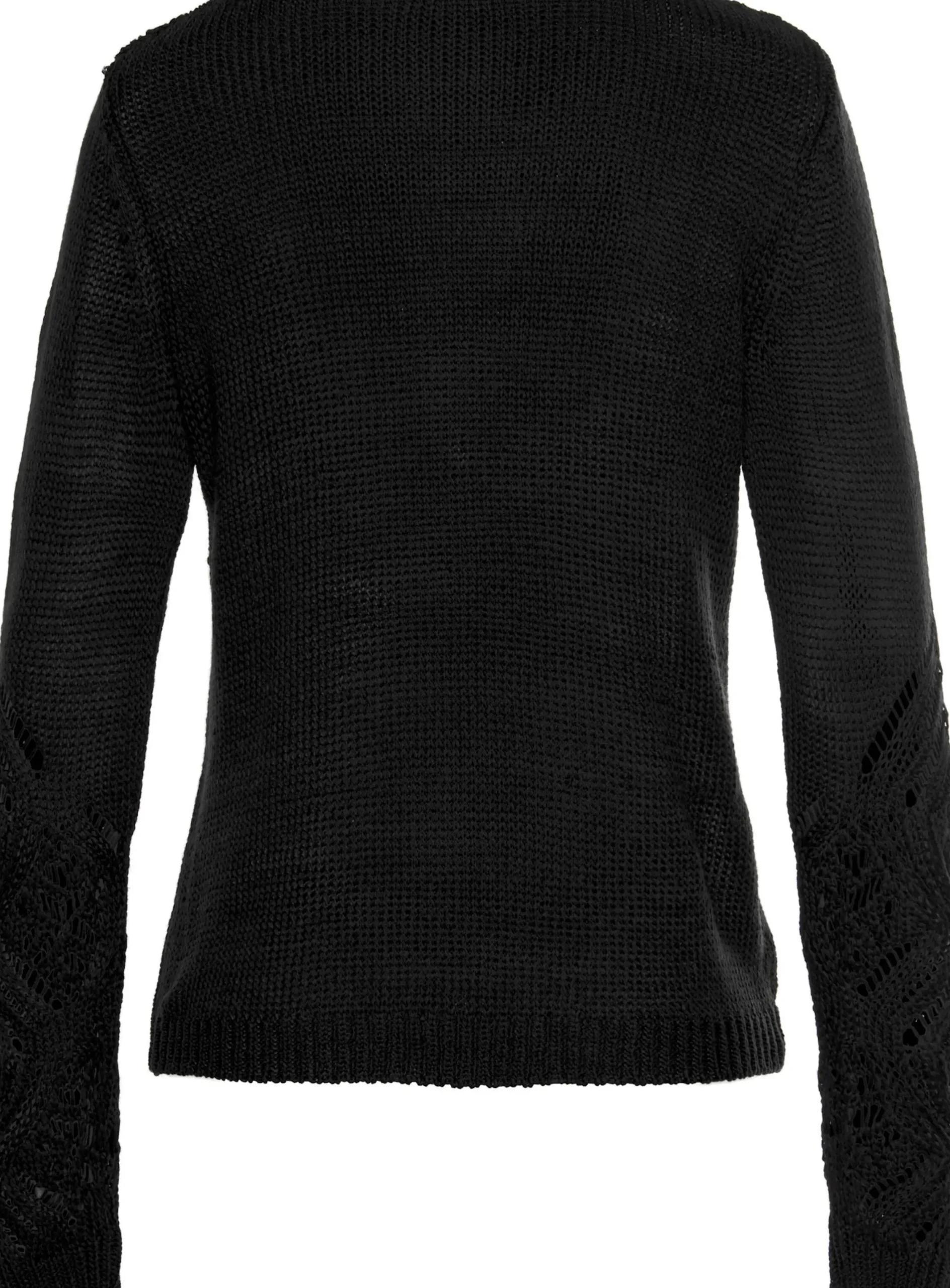 Pullover|LASCANA Strandpullover schwarz