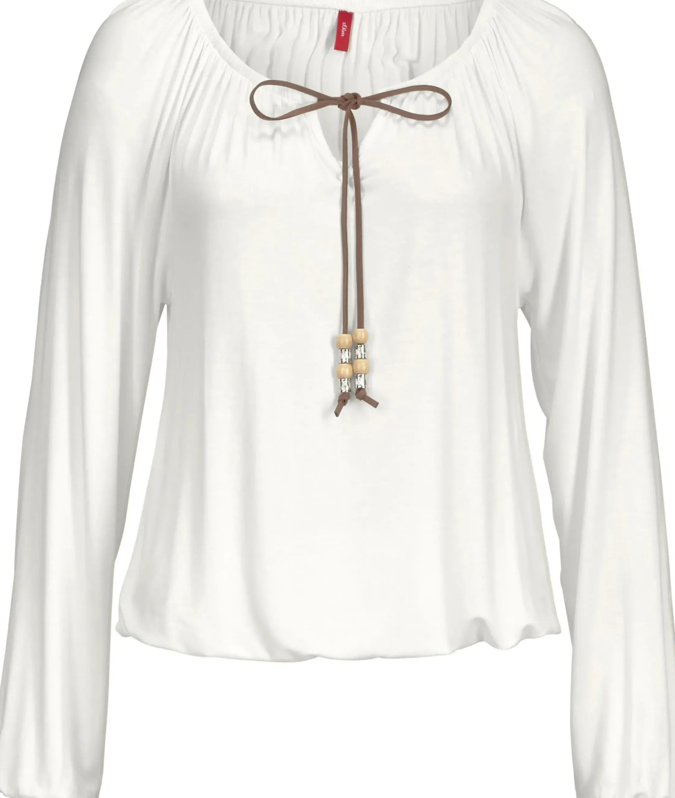 Shirts|s.Oliver Strandshirt creme