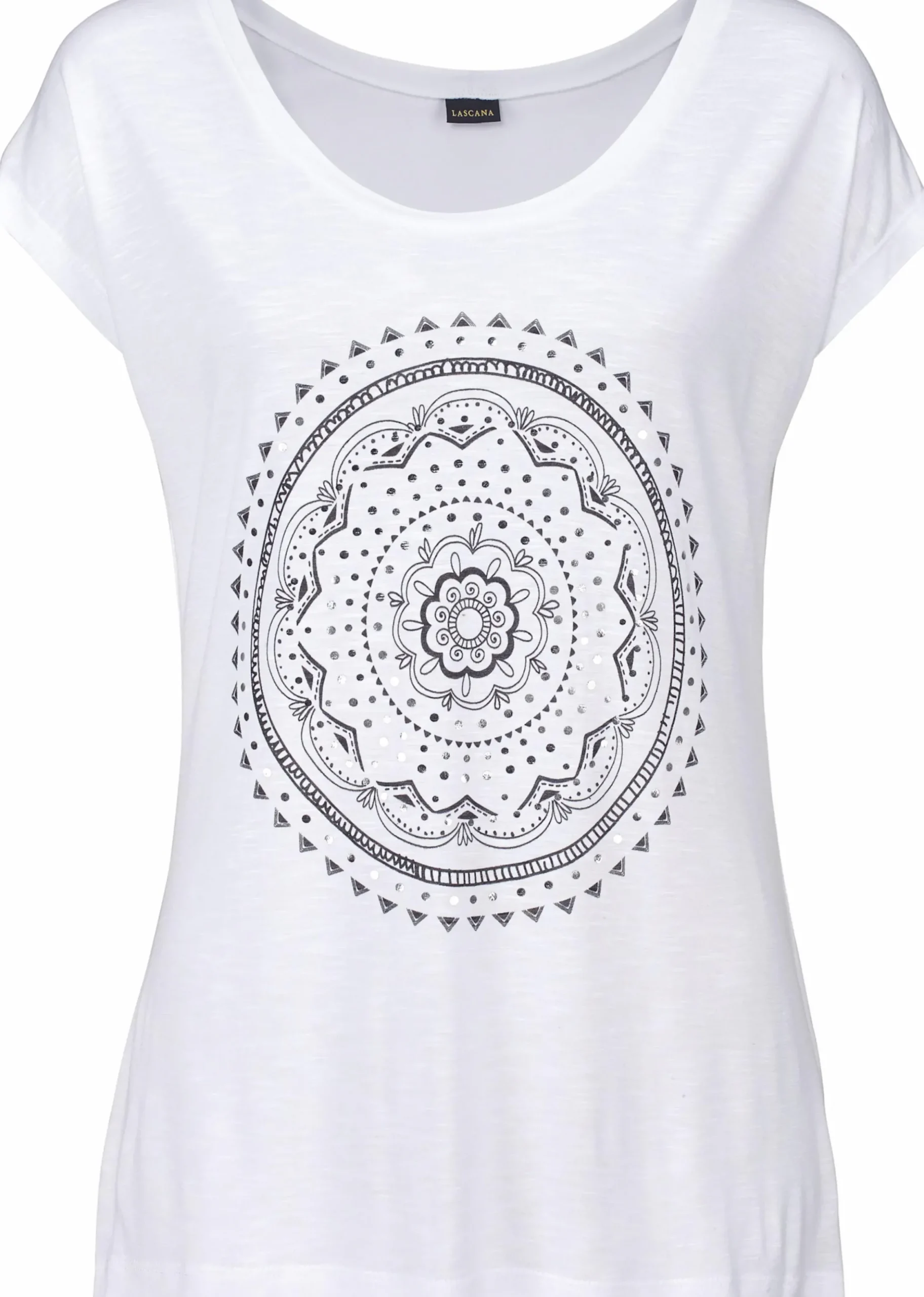 Strandmode|LASCANA Strandshirt weiß
