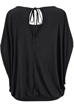 Strandmode|Shirts|LASCANA Strandshirt schwarz