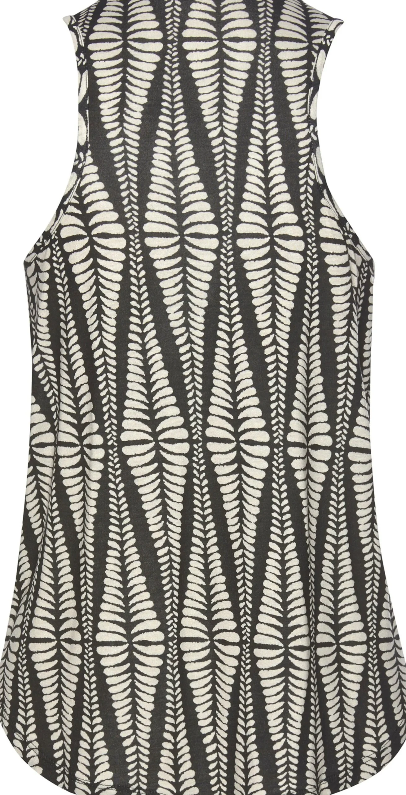 Strandmode|Shirts|LASCANA Strandtop schwarz-sand-bedruckt