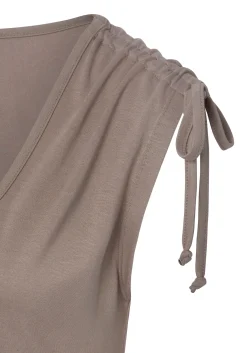 Strandmode|Shirts|LASCANA Strandtop taupe