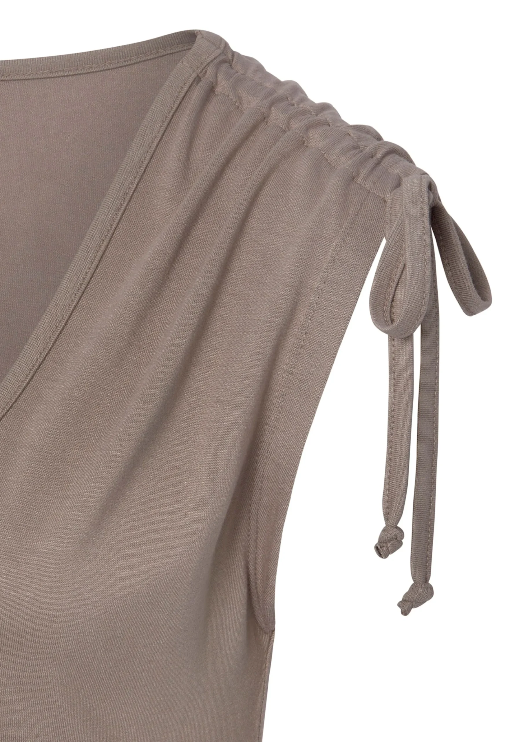 Strandmode|Shirts|LASCANA Strandtop taupe