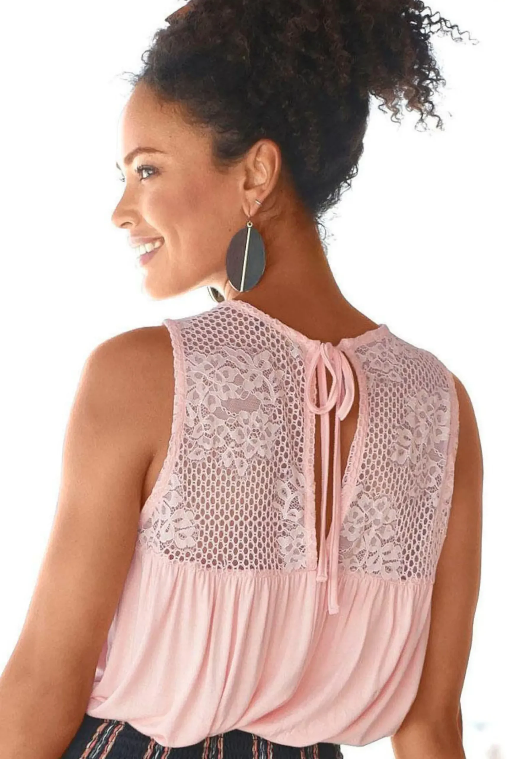 Strandmode|Shirts|LASCANA Strandtop peach