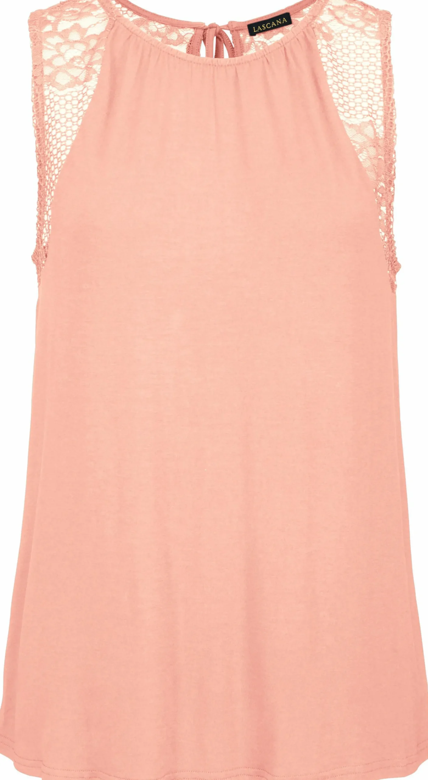 Strandmode|Shirts|LASCANA Strandtop peach