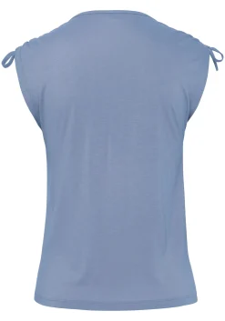 Strandmode|Shirts|LASCANA Strandtop hellblau