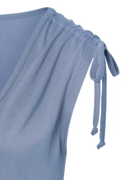 Strandmode|Shirts|LASCANA Strandtop hellblau