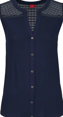 Strandmode|s.Oliver Strandtop navy