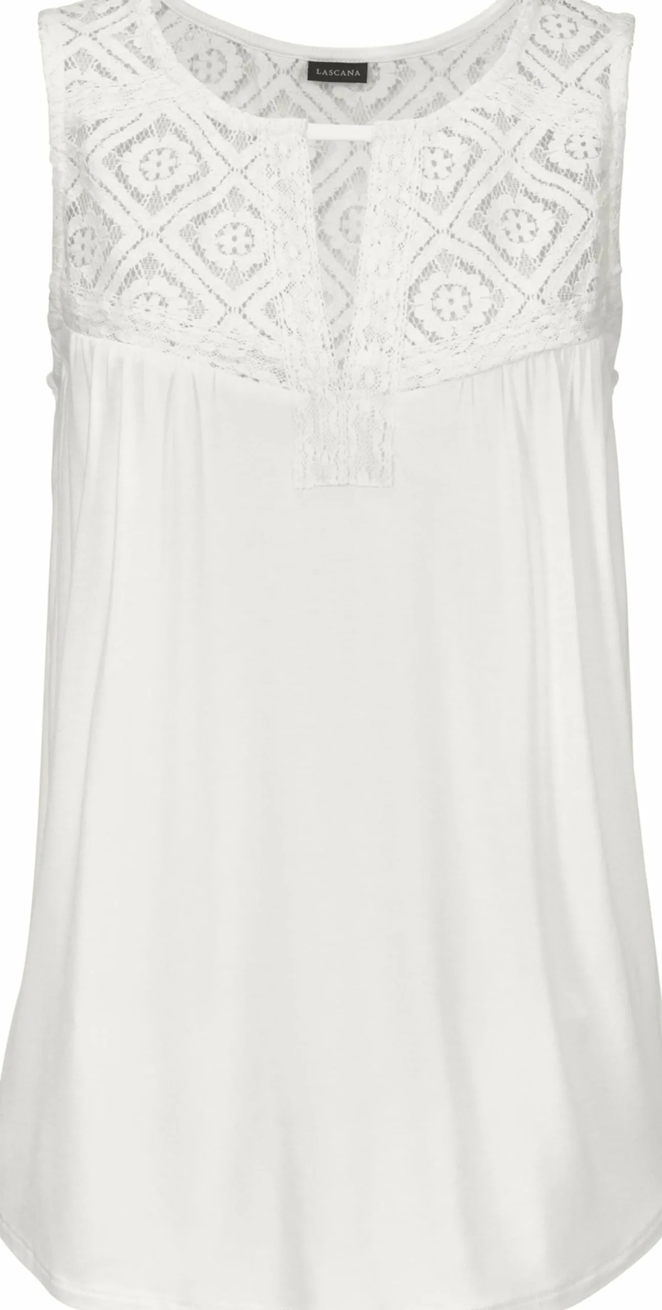Strandmode|Shirts|LASCANA Strandtop creme