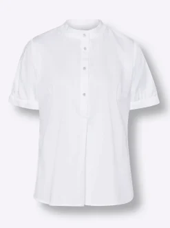 Blusen|heine Stretchbluse ecru