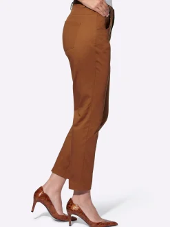 Hosen|heine Stretch-Hose cognac
