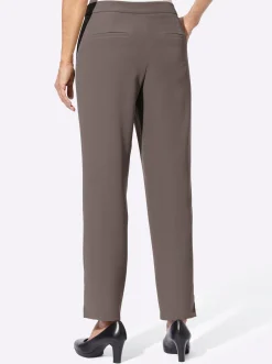 Hosen| Stretch-Hose in Koffer-Qualität dunkeltaupe