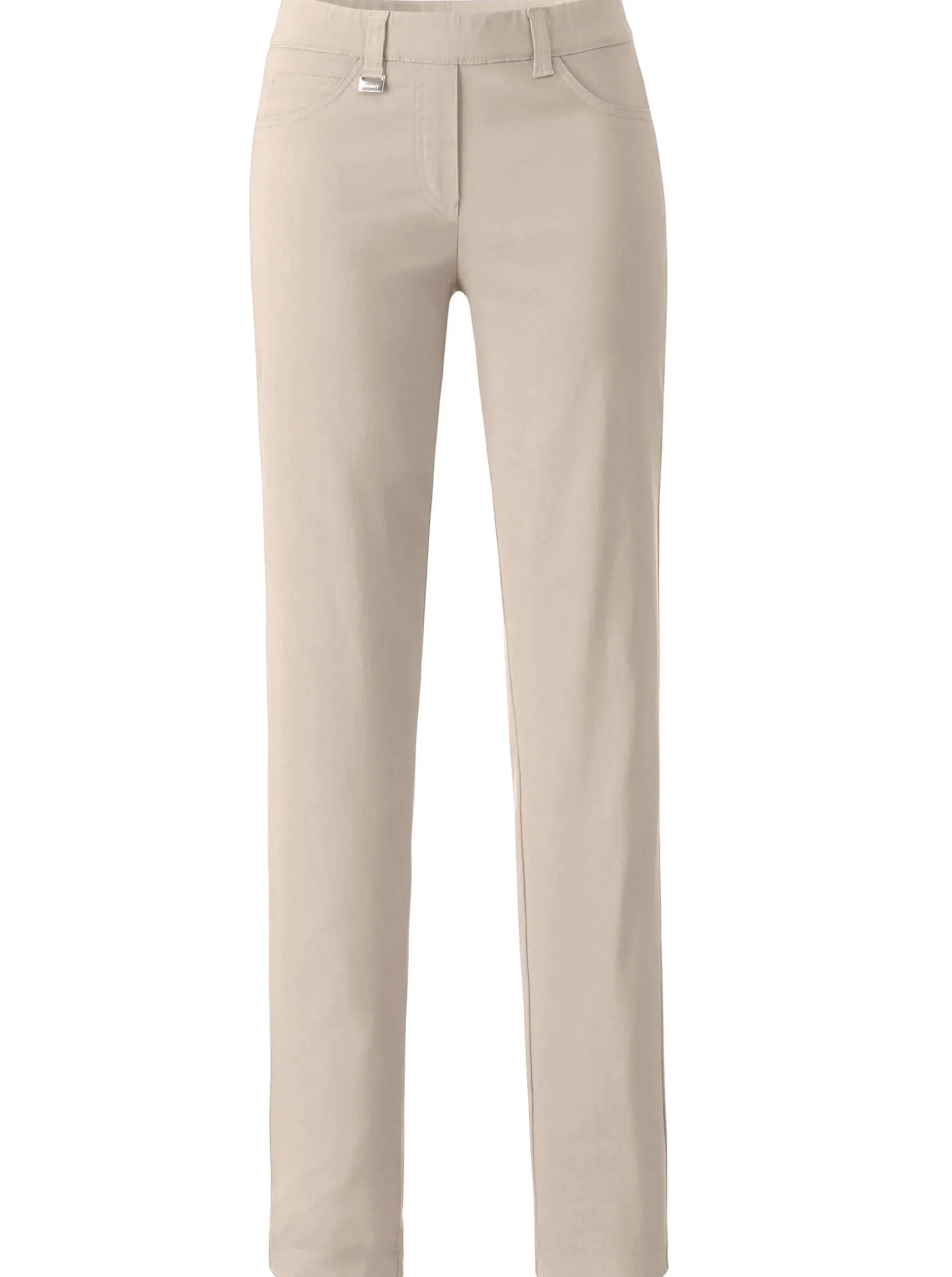 Hosen|Ascari Stretch-Hose in Schlupfform, Bengalin beige