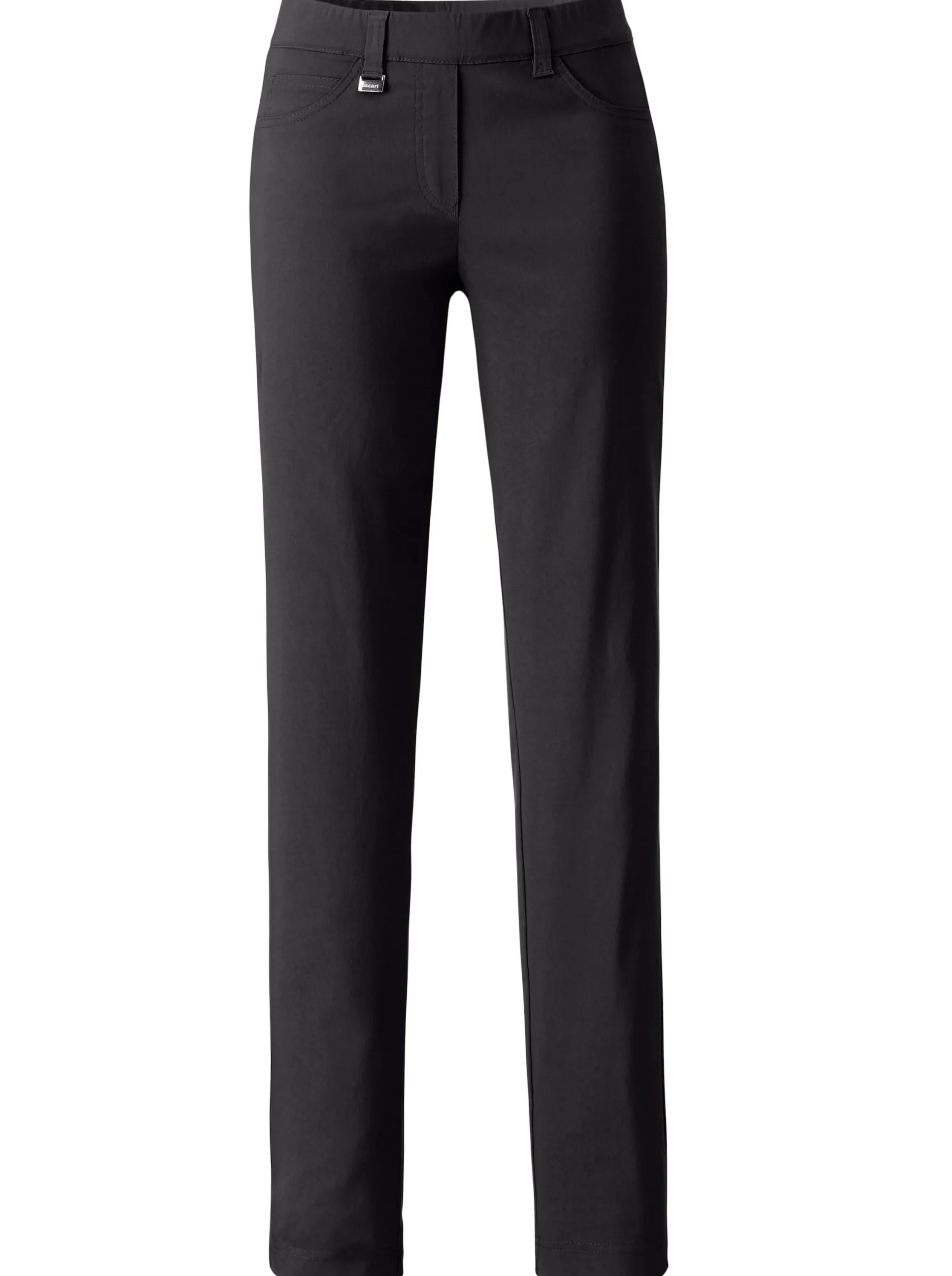 Hosen|Ascari Stretch-Hose in Schlupfform, Bengalin schwarz