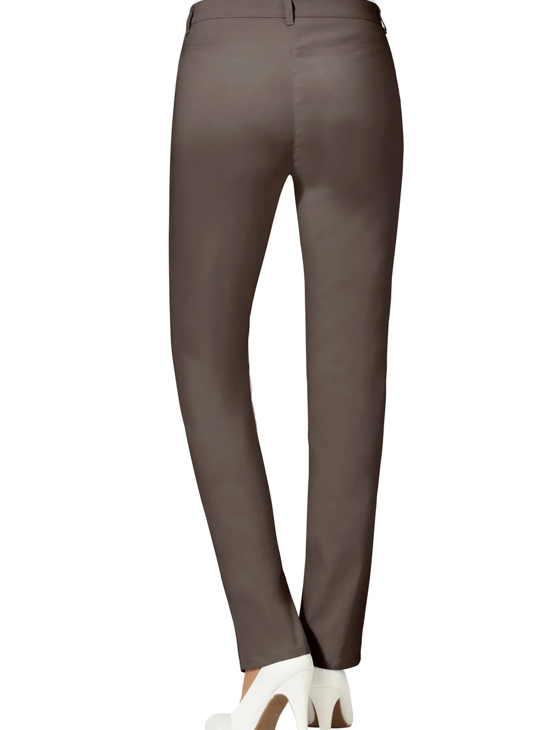 Hosen|Stehmann Comfort line Stretch-Hose mit Zier-Taschen vorne taupe