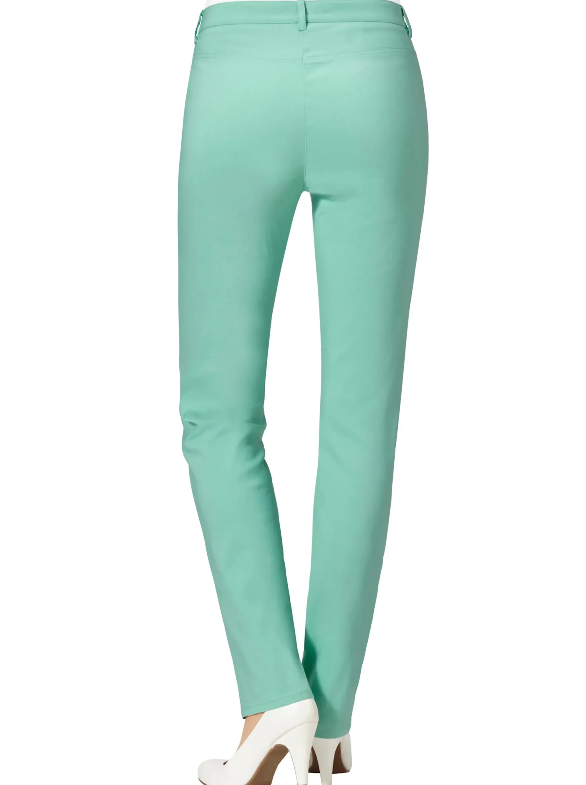 Hosen|Stehmann Comfort line Stretch-Hose mit Zier-Taschen vorne mint
