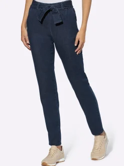 Jeans|heine Stretch-Jeans darkblue
