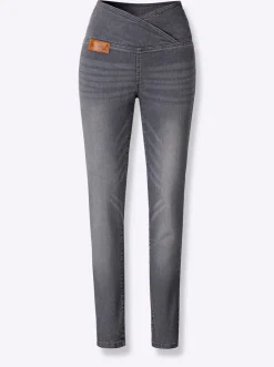 Jeans| Stretch-Jeans anthrazit-grey-denim