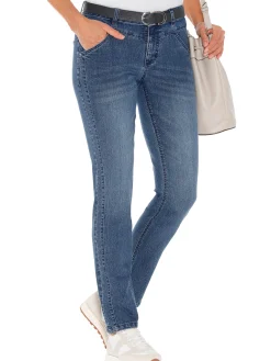 Jeans| Stretch-Jeans blue-stone-washed