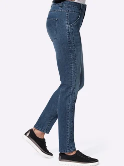 Jeans| Stretch-Jeans blue-stone-washed