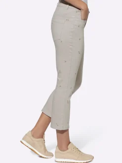 Jeans|heine Stretch-Jeans hellgrau