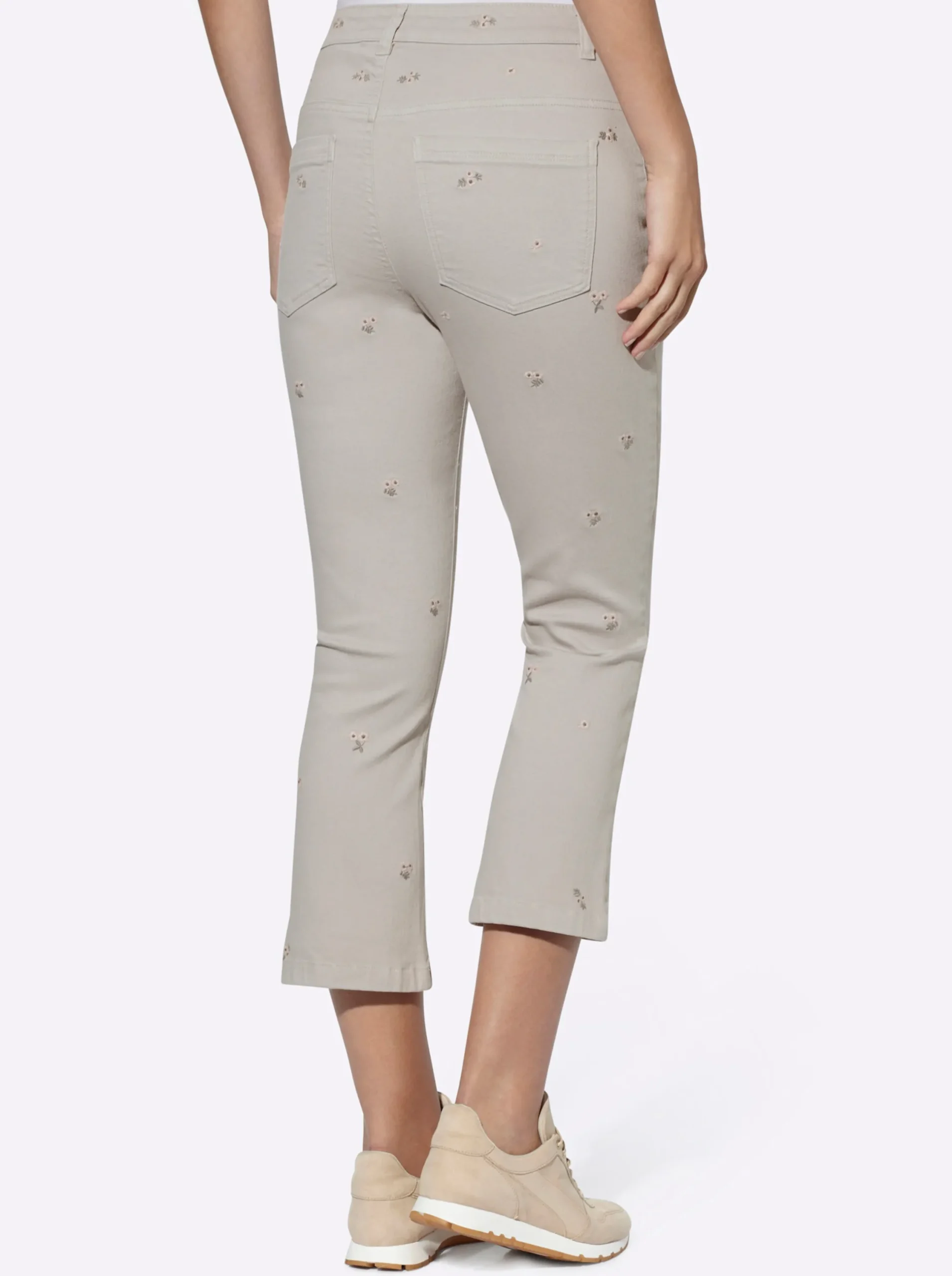 Jeans|heine Stretch-Jeans hellgrau