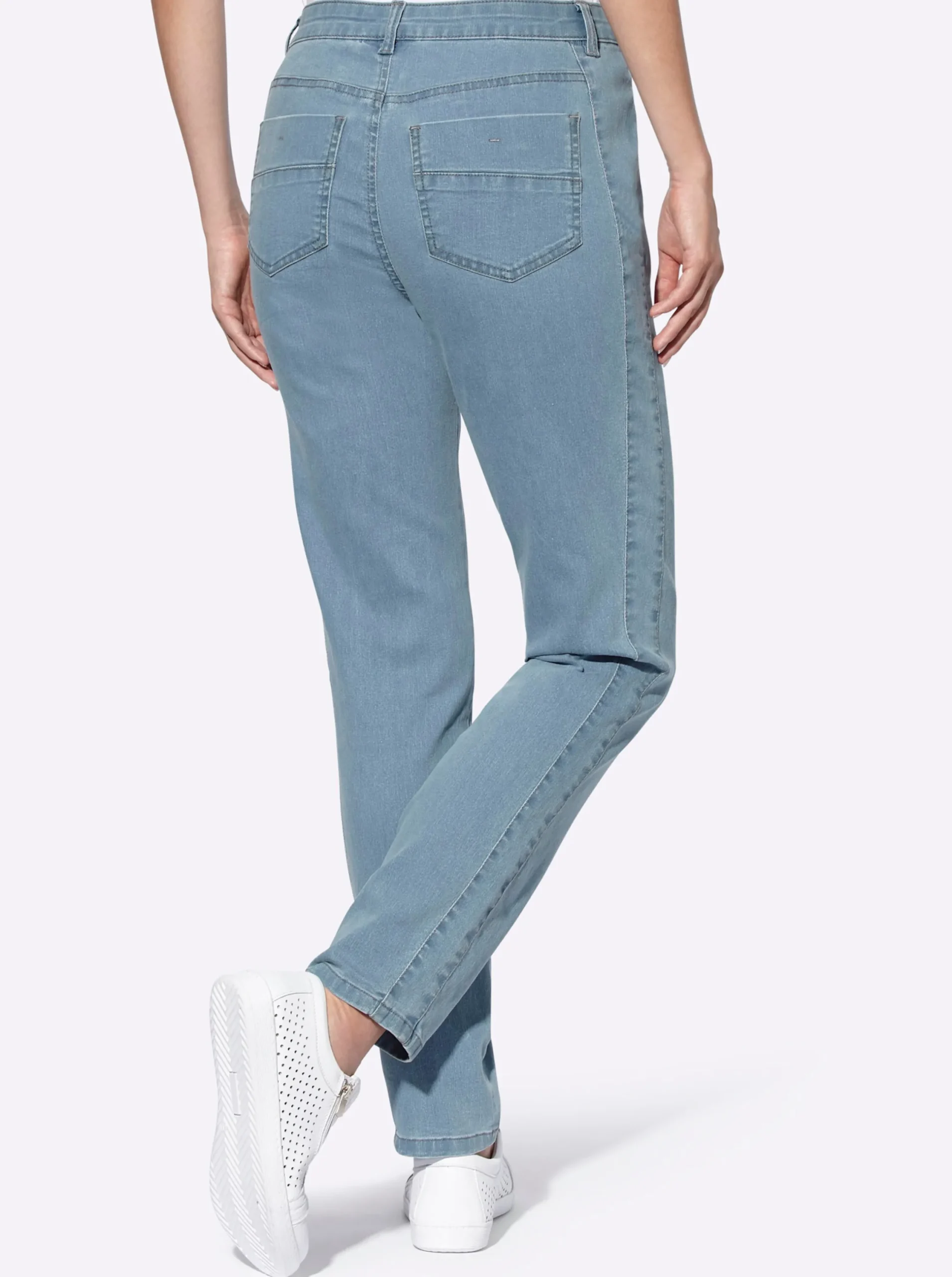 Jeans|heine Stretch-Jeans blue-bleached