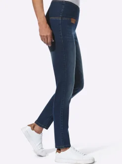 Jeans| Stretch-Jeans blue-stone-washed