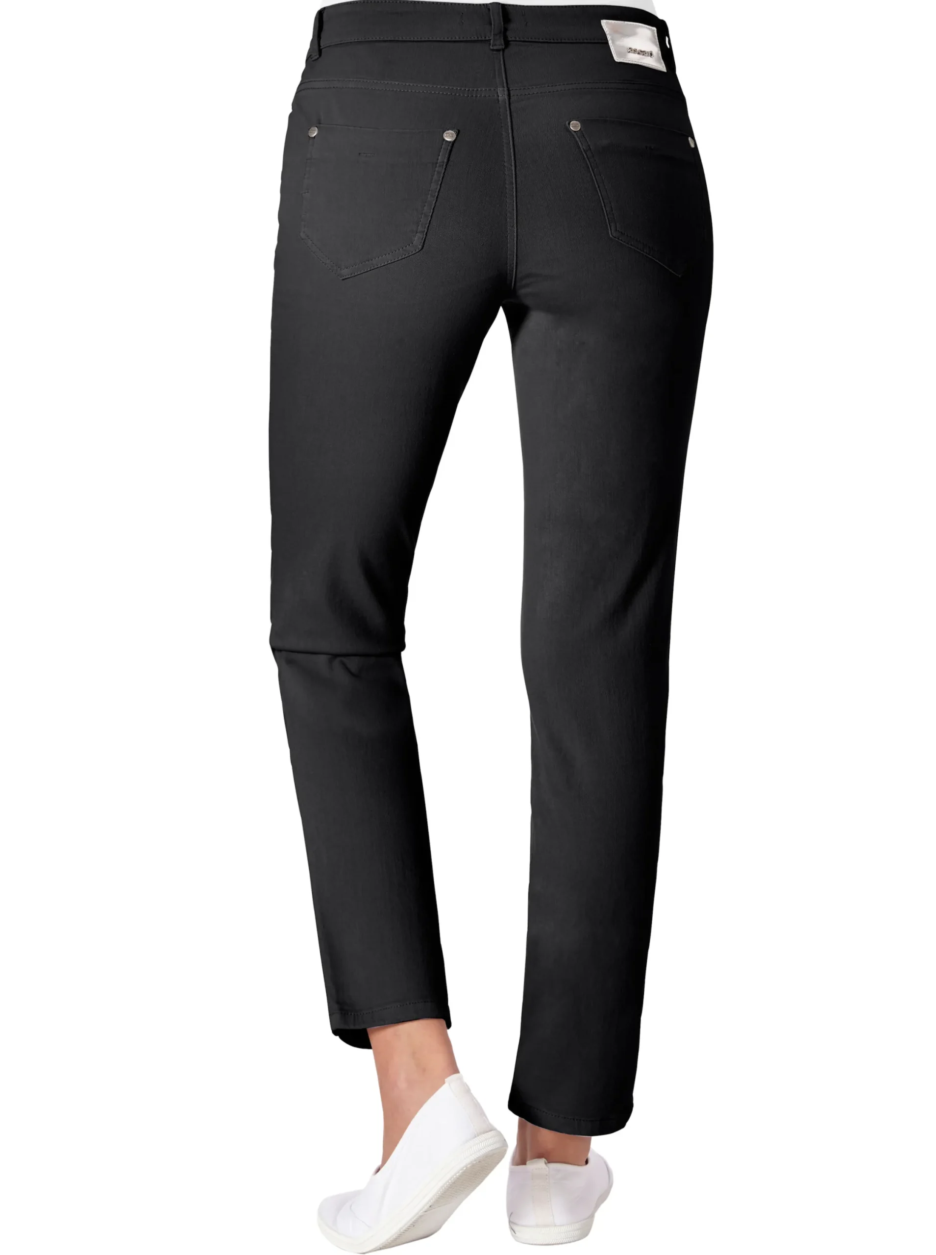 Jeans|Ascari Stretch-Jeans in Röhren-Form schwarz