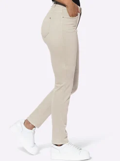 Jeans|Ascari Stretch-Jeans in Röhren-Form sand